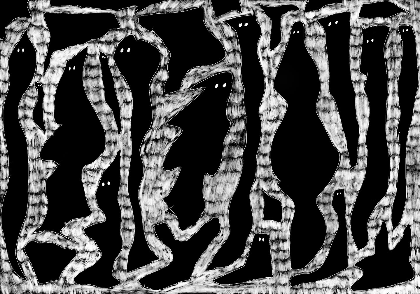 Spectres under glass